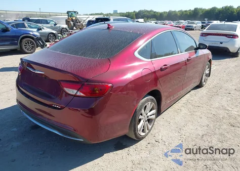 2015 Chrysler 200 Limited из США, поврежденный, VIN 1C3CCCAB3FN600033